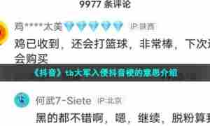 《抖音》tb大军入侵抖音梗的意思介绍